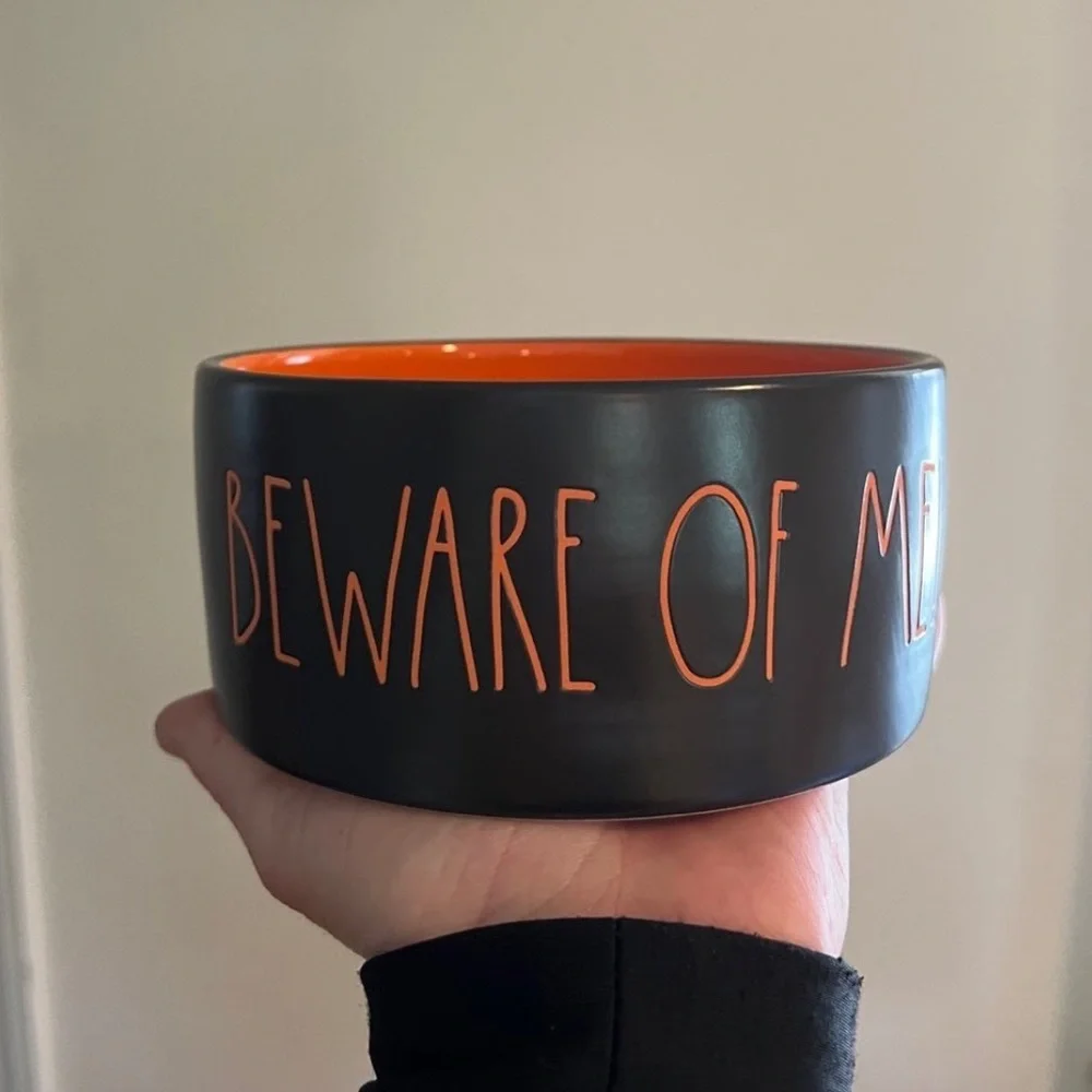 Rae Dunn Halloween Bowl BEWARE OF ME